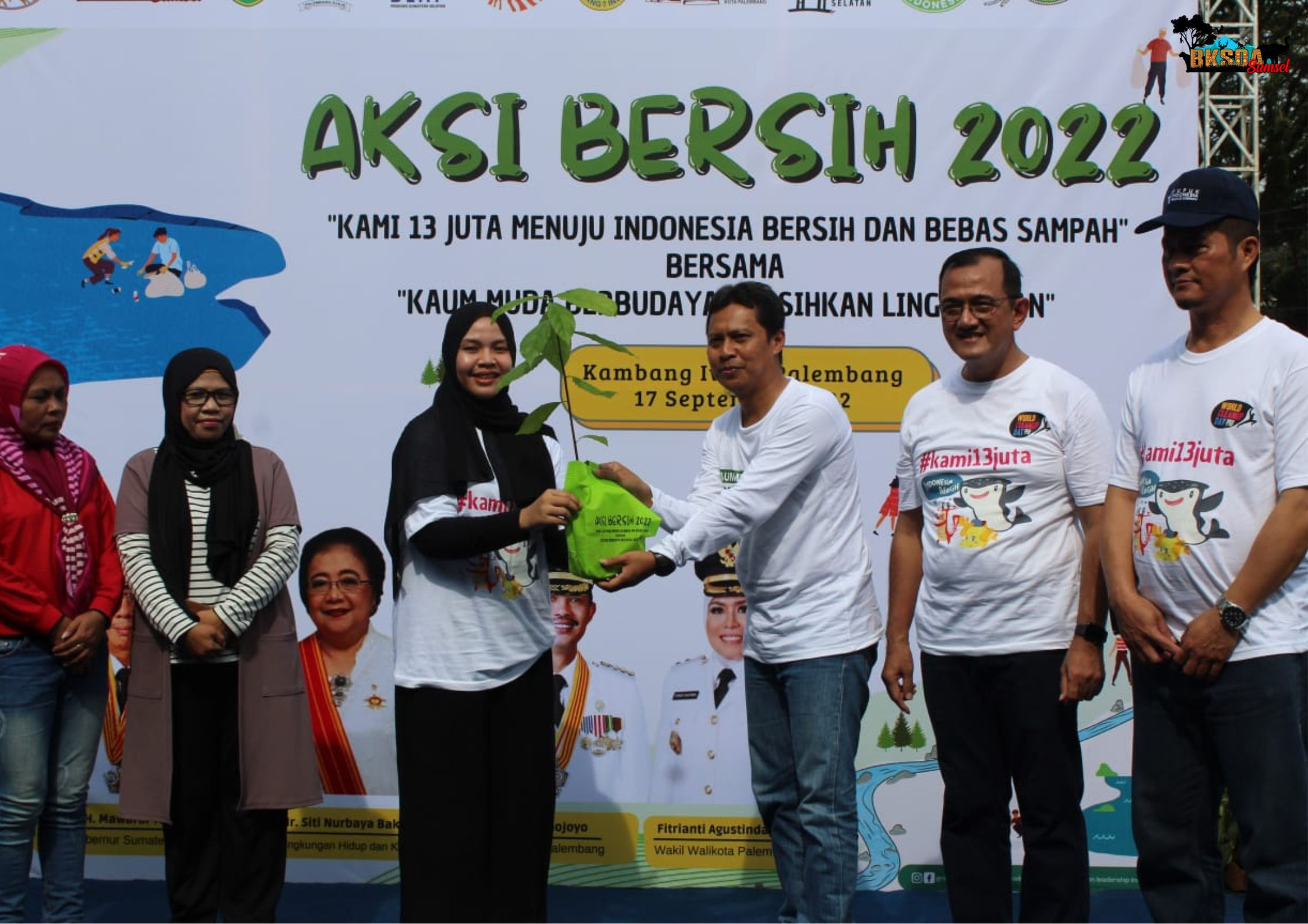 Peringati World Cleanup Day 2022, BKSDA Sumsel Dukung Aksi Bersih Serentak 12 Titik Se-Indonesia