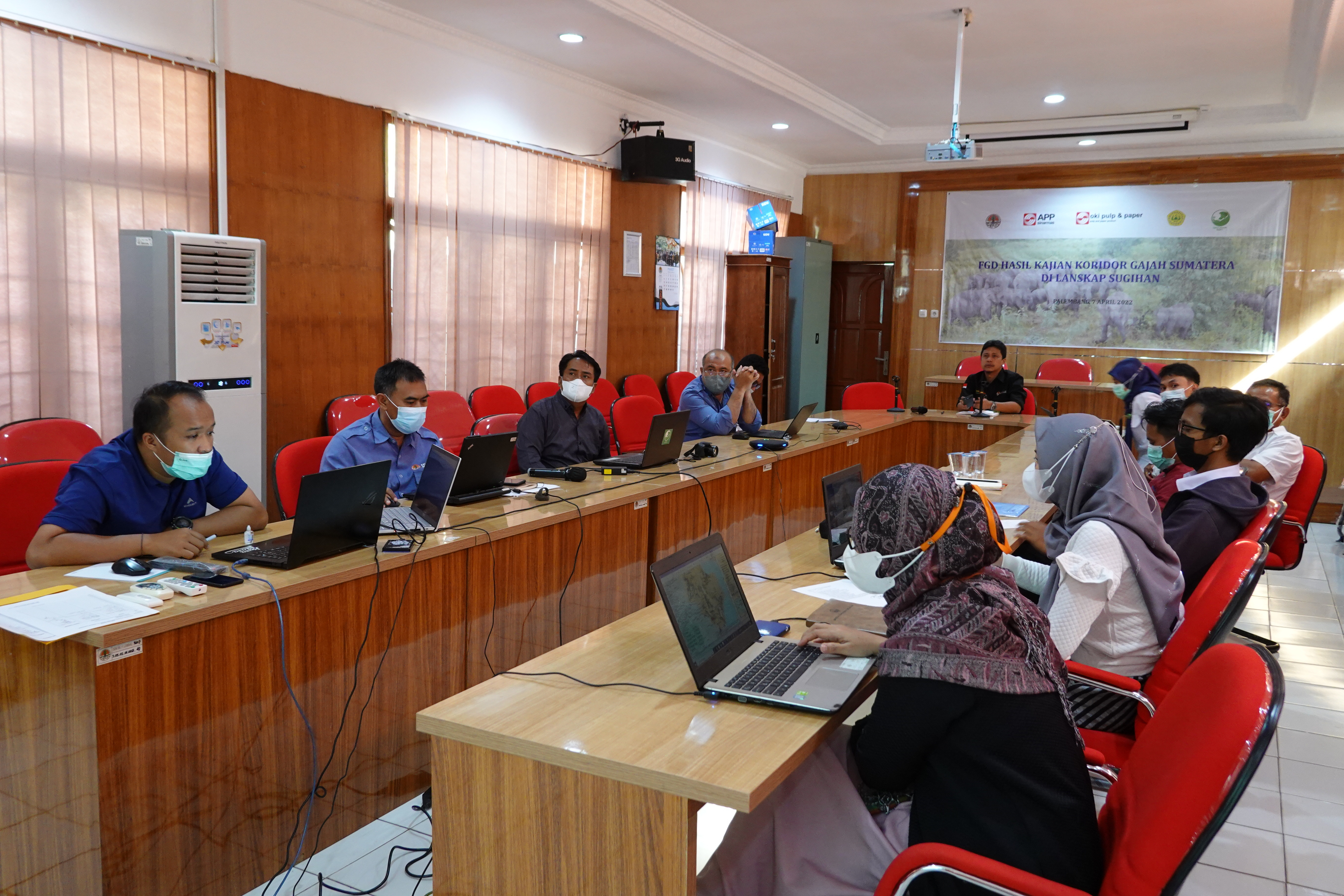 BKSDA Sumsel dan Multipihak Kawal Penyediaan Koridor Gajah Sumatera di Padang Sugihan, OKI, Sumsel